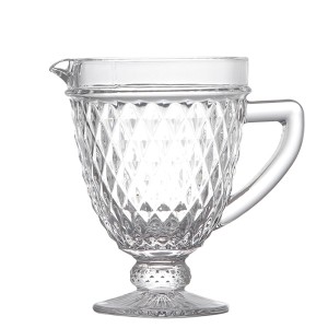 JARRA DE VIDRO BICO DE ABACAXI TRANSPARENTE 800 ML - 6459