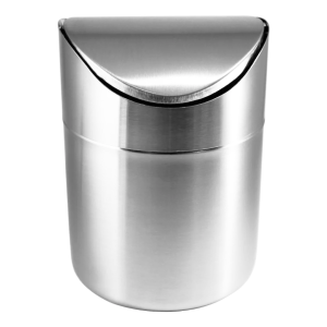 LIXEIRA DE INOX COM TAMPA BASCULANTE 1 LITROS - IR3238KH