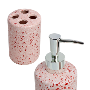 JOGO DE BANHEIRO DE PORCELANA 2 PEÇAS 300ML - 4981-SAL