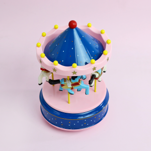 CARROSSEL MUSICAL DE PLÁSTICO 10X17CM - 3374-RSAZ