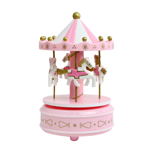 CARROSSEL MUSICAL DE PLÁSTICO 10X17CM - 3374-RS