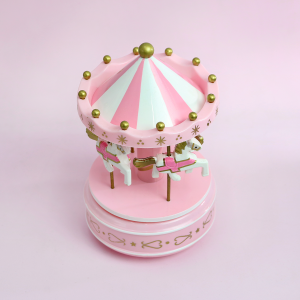 CARROSSEL MUSICAL DE PLÁSTICO 10X17CM - 3374-RS