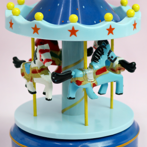 CARROSSEL MUSICAL DE PLÁSTICO 10X17CM - 3374-AZMA