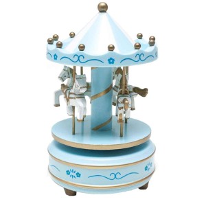 CARROSSEL MUSICAL DE PLÁSTICO 10X17CM - 3374-AZ
