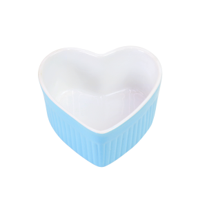 TIGELA DE CERÂMICA FORMATO CORAÇÃO 100ML - 2111510-AZCL