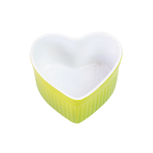 TIGELA DE CERÂMICA FORMATO CORAÇÃO 100ML - 2111510-VD