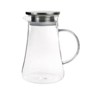 JARRA DE VIDRO COM TAMPA DE INOX 1 LITRO - 3231