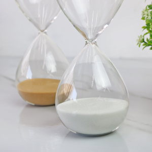 AMPULHETA DE VIDRO 8X20 CM 30 MINUTOS - 765160-BR