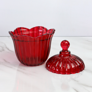 BOMBONIERE DE VIDRO COM TAMPA 750ML - VDA07027-VM