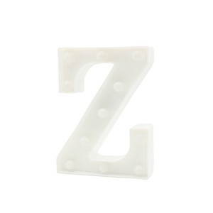 LUMINARIA PARA DECORACAO LETRA Z 16X22X3CM A PILHA