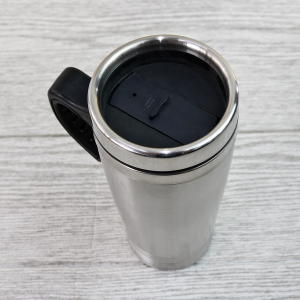 CANECA COPO DE INOX ISOTERMICO COM TAMPA 450ML - YF7214