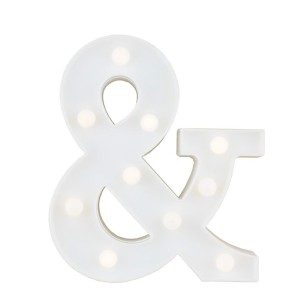 LUMINARIA PARA DECORACAO & 19X22X3CM A PILHA