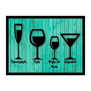 PORTA ROLHAS TACAS MOLD PRETA 30 X 40