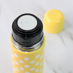 GARRAFA ISOTERMICA POÁ 500ML COM TAMPA EM INOX - CA12130-AM