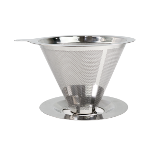 FILTRO E COADOR DE CAFÉ DE INOX REUTILIZAVEL 8 X10CM  - SY084