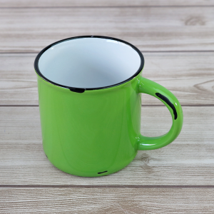 CANECA ACAMPAMENTO  DE CERÂMICA 320ML - PRC10050-VD