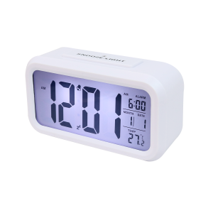 RELÓGIO DE MESA DIGITAL DESPERTADOR COM SENSOR 13,5X7,6X4,5CM - YN6019-BR