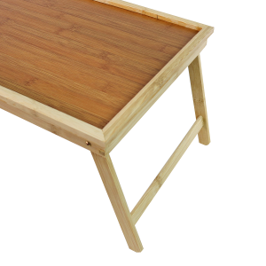 BANDEJA DOBRÁVEL COM PÉ DE BAMBU 22,5X30X50CM - CX084