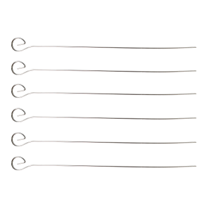 CONJUNTO DE ESPETOS DE INOX DE 30,5CM COM 6 PEÇAS - 6767