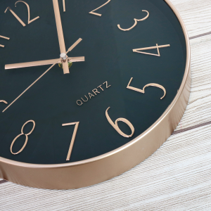 RELÓGIO DE PAREDE REDONDO 25CM - 75096-GRPT