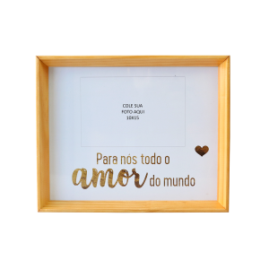 PORTA RETRATO AMOR FOTOS 10 X 15CM ESTAMPAS SORTIDAS - 2032-A