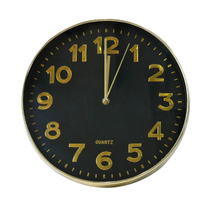 RELÓGIO DE PAREDE DE PLÁSTICO A PILHA 30CM - CZ19500-DOU