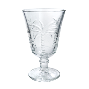 JOGO DE JARRA COM 6 TAÇAS DE CRISTAL PALM - 7445