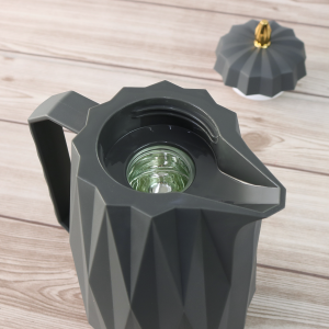 GARRAFA TÉRMICA PLÁSTICO DIAMOND CINZA 1 LITRO - 1856