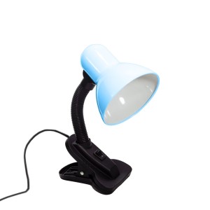 LUMINARIA DE MESA COM PRENDEDOR AZUL BEBE  BIVOLT