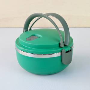 MARMITA DE INOX COM  VEDAÇÃO DE SILICONE ALÇA E TRAVA NAS LATERAIS - 6255-VD