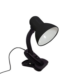 LUMINARIA DE MESA COM PRENDEDOR PRETA  BIVOLT