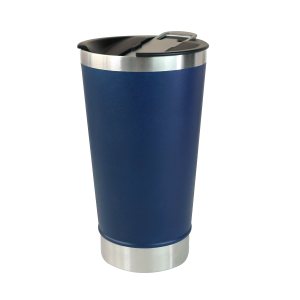 COPO TERMICO DE AÇO INOX COM TAMPA E ABRIDOR 510ML - GDR0339-AZMA