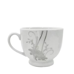 JOGO DE XICARAS PARA CHA 4 XICARAS 180ML 4 PIRES EM PORCELANA