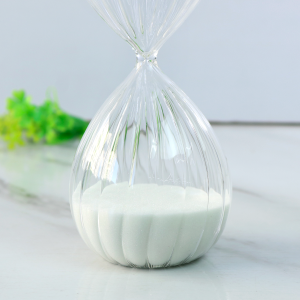 AMPULHETA CANELADA DE VIDRO 30 MINUTOS 8X20 CM  - 765161-BR