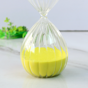 AMPULHETA CANELADA DE VIDRO 30 MINUTOS 8X20 CM  - 765161-AM