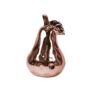 ENFEITE PERA DE PORCELANA 7X10,5CM - 74023-GR