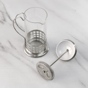 CAFETEIRA FRANCESA CREMEIRA DE INOX  8.5CM X 18CM 350 ML - TRC8600-Q