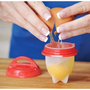 FORMA DE SILICONE PARA COZINHAR OVOS EGG BOIL  6 PÇS - EC1901