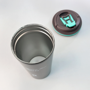 COPO TÉRMICO DE AÇO INOXIDÁVEL COM TAMPA 500ML - YT2291-PT