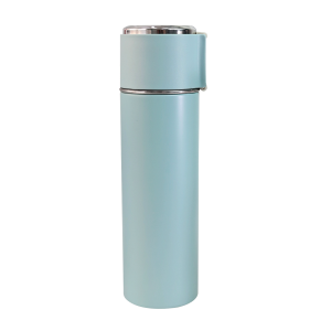 GARRAFA ISOTÉRMICA AÇO INOX TRAVA VACUUM CUP  480ML - GF028-TI