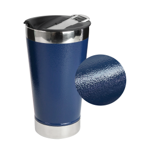 COPO ISOTERMICO DE AÇO INOX COM TAMPA E ABRIDOR 510ML - YN008-AZ