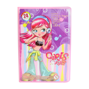 ESTOJO ESCOLAR COM INMETRO 24 PECAS MENINA MT24-FONE