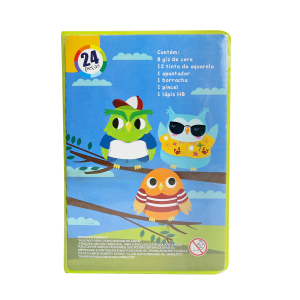 ESTOJO ESCOLAR COM INMETRO 24 PECAS VERDE - MT24V