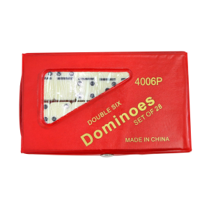 JOGO DE DOMINÓ DE PLÁSTICO NO ESTOJO COM 28 PEÇAS - 2026-VM