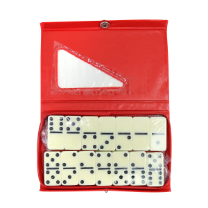 JOGO DE DOMINÓ DE PLÁSTICO NO ESTOJO COM 28 PEÇAS - 2026-VM