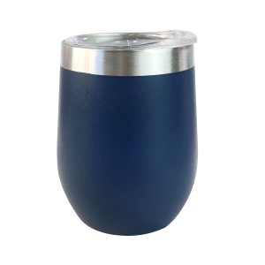 COPO ISOTÉRMICO DE INOX COM TAMPA TRANSPARENTE 300ML - GDR0587-AZMA