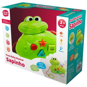 BRINQUEDO PUXA BABY MUSICAL SAPINHO - DMB5906