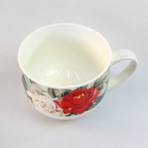 CANECA DE PORCELANA FLORAL 470ML - PRC01059-A