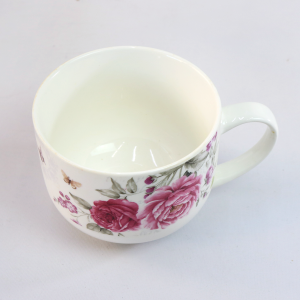 CANECA DE PORCELANA FLORAL 470ML - PRC01059-C