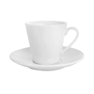 CONJUNTO DE XÍCARAS E PIRES DE PORCELANA 12 PEÇAS 80ML - PRC01185